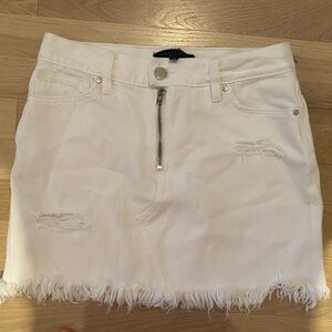 Sanctuary denim skirt white